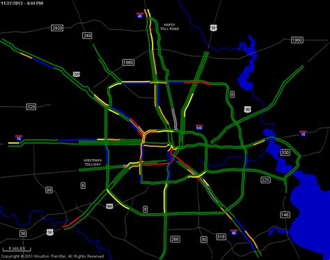To find out how and when you can use the lanes during the day, click or tap on the tab that represents the freeway you'll be riding. . Houston transtar map